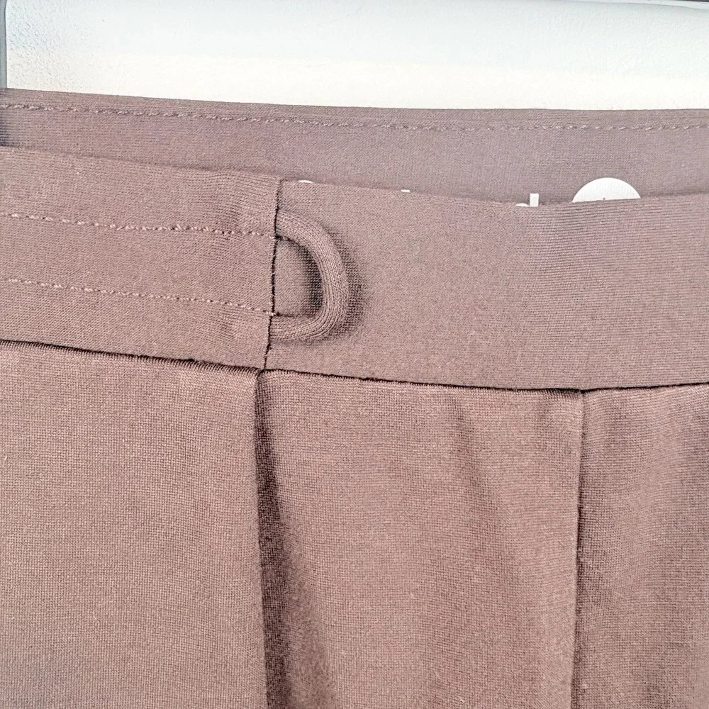 Betabrand‎ Workwear Chocolate Brown Trouser Pants Size Large Petite